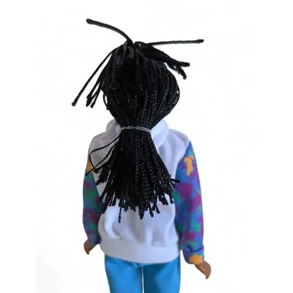Pre-owned Fresh Squad Kahlil Doll with Braids African American Doll - Picture 4 of 4